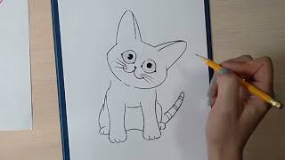 Как нарисовать КОШКУ. How to draw a CAT