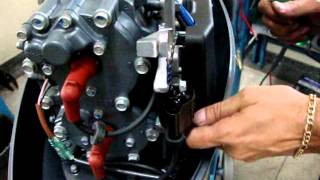 montando partida motor popa yamaha 40 HP mod.novo