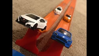 HOT WHEELS HATCHBACK SUPER JUMP BATTLE | JonRacer3