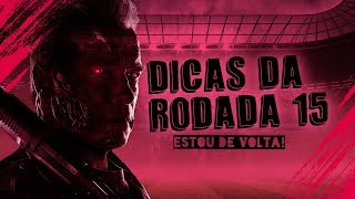ESTOU DE VOLTA! | DICAS DA RODADA 15 | CARTOLA FC