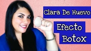 Mascarilla de clara de huevo con efecto botox | Elimina arrugas fácil y rápido