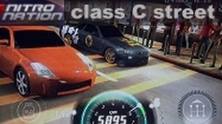 Nitro Nation class C STREET win boss race Nissan 350Z lvl2