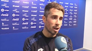 Zona mixta tras el Alavés - Dépor. 11.01.2017