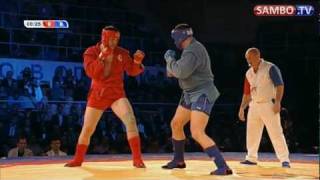 Чемпионат России по боевому самбо 2012. 100+ кг. Финалы