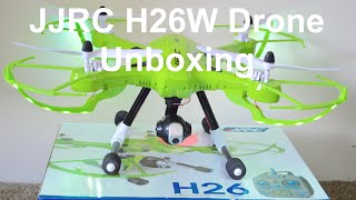 JJRC H26/H26W Drone Unboxing - 720P HD Camera Wifi FPV Streaming Quadcopter