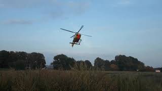 ADAC Hubschrauber startet in Sickte