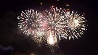 Одесса: салют 2018 / Новогодний салют в Одессе / Вид с морвокзала / New Year 2018 / Salute 2018
