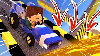 CORRIDA NA PISTA MAIS PERIGOSA DO MUNDO! - MINECRAFT