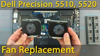 Dell Precision 5510, 5520 Fan Replacement