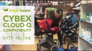 Cybex Cloud Q Compatible (with recline) Bugaboo, UPPAbaby, Nuna, Baby Jogger | Maxi Cosi