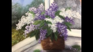 СИРЕНЬ -- ЖИВОПИСЬ ШЕРСТЬЮ! Школа рукоделия ТАТЬЯНЫ ШЕЛИПОВОЙ .