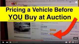 How To Price A Vehicle Before You Purchase at a Dealer Auction