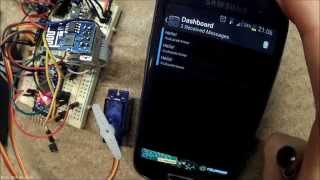 MQTT controlled servo with ESP8266 and AVR/Arduino