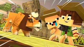 OS BEBÊS FORAM NO SAFARI ! - MINECRAFT