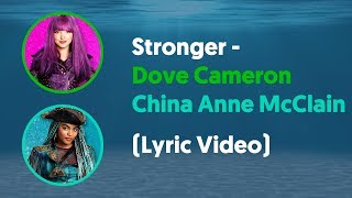 Dove Cameron and China Anne McClain - Stronger (Lyrics Video) From "Descendants: Under The Sea"