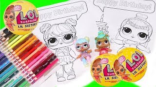 LOL Dolls Speed Coloring ! Toys and Dolls Fun Learning Activities for Children | SWTAD Kids