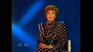 Диктор Центрального Телевидения СССР в 1989 году Светлана Жильцова.