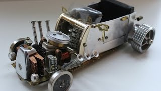 Хот род из запчастей. Поделка из металла Hot Rod