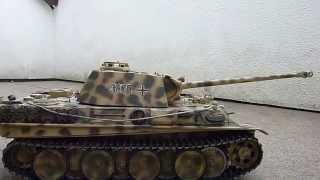 RC Tank Panther G 1/16 Fahrtest