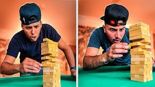 CAIU PERDEU COM MEUS AMIGOS QUEM GANHOU O DESAFIO ?