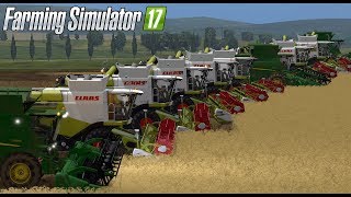 Takich żniw jeszcze nie było! 12 KOMBAJNÓW! S5E1 | Farming Simulator 17