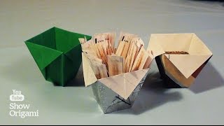 Стаканчик из бумаги своими руками (оригами)