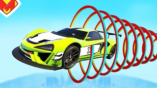 ГОНКИ НА НОВЫХ КАРТАХ ПО СУМАСШЕДШИМ СПИРАЛЯМ В GTA 5 ONLINE
