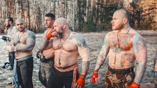Стенка на стенку.