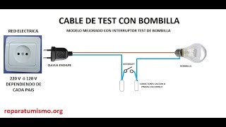 CABLE CASERO COMPROBADOR DE CONDENSADORES, CAPACITORES DE ELECTRODOMESTICOS 1 de 5