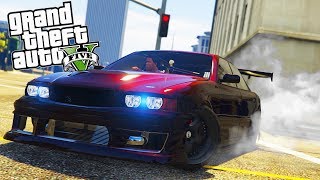 Попытки дрифта по городу на Toyota Chaser - пушка-гонка компетишн:D Моды в GTA 5