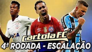 CARTOLA FC 2017 - ESCALAÇÃO RODADA 4
