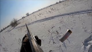 Удачные выстрелы сезона 2017-2018. Охота на зайцев.