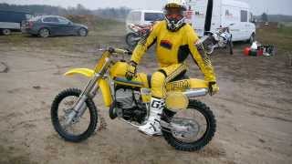 Sēnes jaunais Suzuki RM 400 1981. - www.motospeci.lv - Oldtimer, vintage, retro motocross, mx.