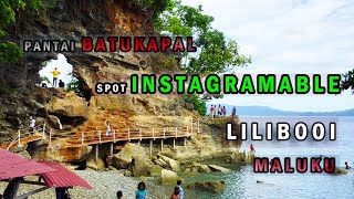 PANTAI di MALUKU Batu Kapal Liliboi, Pantai di AMBON spot INSTAGRAMABLE