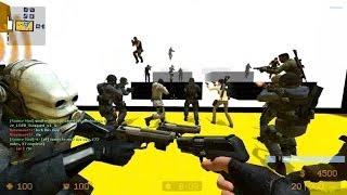 Counter Strike Source Zombie Escape mod online gameplay on Kraznov Poopata map