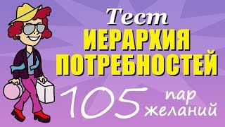 Тест иерархия потребностей