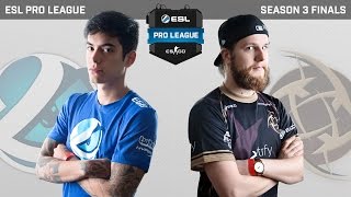 CS:GO - Luminosity vs. NiP [Overpass] Map 1 - ESL Pro League Season 3 Finals - Semifinal