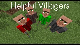 Обзор мода Helpful villagers! (Полезные жители!)
