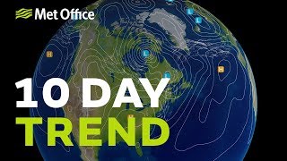 10 Day trend - turning much cooler, is summer on the way out? 22/08/18