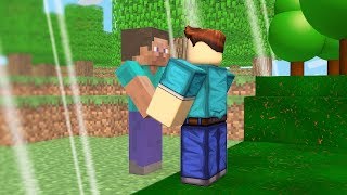 КАК ТЕЛЕПОРТИРОВАТЬСЯ ИЗ МАЙНКРАФТ В РОБЛОКС?!  | КАК МАЙНКРАФТ ПОПАЛ В ROBLOX?!