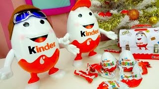 Новый Год: Киндер Сюрприз! Новогодняя Елка в Шоколаде