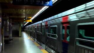 수도권 전철 분당선 왕십리행 열차 오리역 출발