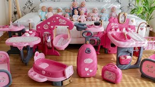 Baby Dolls Huge Nursery Center Baby Born Baby Annabel Care Routine Pretend play and Nursery Rhymes