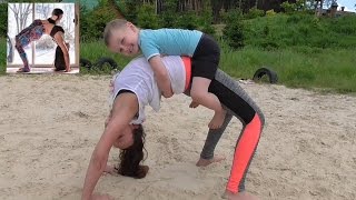 ЙОГА ЧЕЛЛЕНДЖ Вызов Yoga Challenge  развлечение для детей  Yoga Challenge entertainment for children
