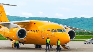 AN-148 Landing & Takeoff at Vladivostok International Airport/ АН-148 Посадка и взлет в VVO аэропорт