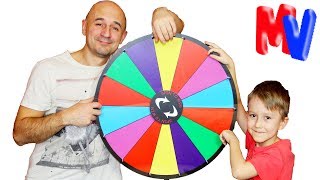 Влог. Распаковка колесо фортуны для челленджей / MYSTERY WHEEL for Challenge MAVL Family