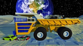 МАШИНЫ в КОСМОСЕ прыгают на ЛУНЕ летсплей BEAMNG DRIVE