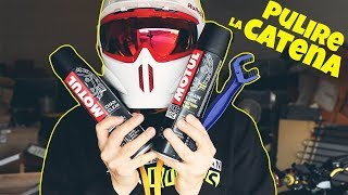 PULIZIA CATENA QUAD (moto). Sono uno SCEMO! Ancora un po' e.....