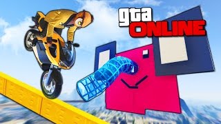 ГРАНДИОЗНЫЙ МОТОПАРКУР "СЛОНИК" С ИСПЫТАНИЕМ НА ПРОЧНОСТЬ В GTA 5 ONLINE ( ГТА 5 ГОНКИ )