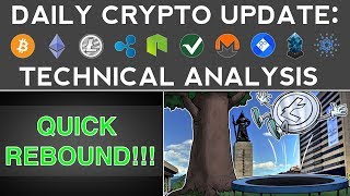 CRYPTOS REBOUND QUICKLY! WHAT'S NEXT? (12/10/17) Daily Update + Technical Analysis